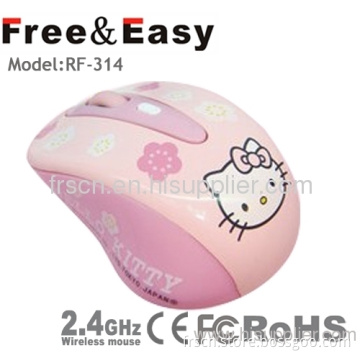Mini Wireless Hello Kitty Mouse Gift For Children 